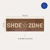 AKZENTE Feel Fußmatte SHOE ZONE STAR taupe 35 x 100 cm Produktbild-Vorschau 5