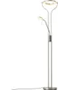 Moderne Stehleuchte Stahl mit Lesearm inkl  LED und Dimmer Produktbild-Vorschau 6