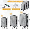 KESSER® 3tlg. Hartschalenkofferset Hartschalenkoffer Produktbild-Vorschau 2