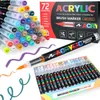 Akrylové fixky s štetcom, perá s akrylovou farbou, Náhľad obrázku produktu 1