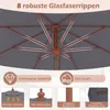 COSTWAY Parasol ogrodowy φ300cm, parasol ogrodowy z Podgląd zdjęcia produktu 5