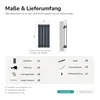 EMKE Radiateur Design double couche Panneau de chauffage Voir les images du produit 6