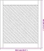 vidaXL Dveře šatní skříně 2 ks. Mřížkový design 59,5x69 cm Náhled obrázku produktu 6