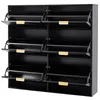 Merax Schuhschrank Schuhablage mit 6 Klappen, Schuhkipper Produktbild-Vorschau 11