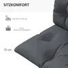 2 teilige Polsterauflage Gartenmöbelsitzkissen Sitzauflage, Produktbild-Vorschau 5