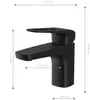 Lenz INOA Waschtischarmatur Schwarz matt mit ComfortZone Produktbild-Vorschau 5