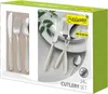 A box of cutlery set with a close-up view of the cutlery inside. Produktbild-Vorschau