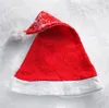 2 bonnets de Noël en velours rouge - Noël Voir les images du produit 3