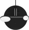 A black wireless charging stand with two circular charging pads, one on the left and one on the right. Produktbild-Vorschau