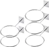 A set of five metal ball holders mounted on a white background. Produktbild-Vorschau