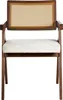 BELIANI Lot de 2 chaises de salle à manger marron et beige Voir les images du produit 5