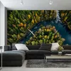 Muralo XXL Selbstklebende FOTOTAPETE WALD Fluss Aussicht Produktbild-Vorschau 1