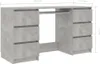 Scrivania grigio cemento 140x50x77 cm materiale a base di Anteprima dell’immagine prodotto 13