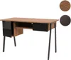 Biurko HWC-O40, biurko komputerowe, MDF metal melamina Podgląd zdjęcia produktu 8