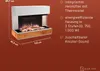 Glow Fire Elektrokamin 'Curie' | LED Standkamin in weiß mit Produktbild-Vorschau 4