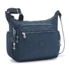 A blue Kipling crossbody bag is shown against a white background. Produktbild-Vorschau