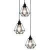vidaXL Deckenleuchte mit Diamant-Design Schwarz 3 x E27 Produktbild-Vorschau 6