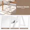 Ensemble de 4 chaises pliantes COSTWAY, chaises d'invités, Voir les images du produit 5