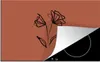 KitchenYeah© Herdabdeckplatte Blumen - Rosen - Minimalismus Produktbild-Vorschau 1