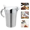 Edelstahl Thermo Sauciere Soßenkanne mit Klappdeckel Produktbild-Vorschau 5