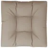 Poduška na palety taupe 80 x 80 x 12 cm textil Náhled obrázku produktu 6