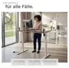 tectake® Höhenverstellbarer Schreibtisch Piotr 85 - 129 x Produktbild-Vorschau 6