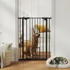 PawHut Deurbeveiligingshek voor honden, afscheiding zonder Productafbeelding-voorbeeld 2
