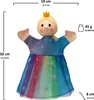Maňuška na ruku princeznej 30 cm Viacfarebná, 22096C Náhľad obrázku produktu 4