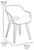 Allibert by Keter poltrona da giardino Akola, cappuccino, Anteprima dell’immagine prodotto 16