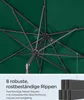 SONGMICS Sonnenschirm Ø300 cm UPF 50+ beidseitig um 30° Produktbild-Vorschau 6