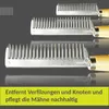Mähnenkamm für Pferd Esel aus Metall mit stabilem Holzgriff Produktbild-Vorschau 6