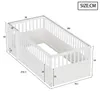 Cama infantil de 90x200 cm de madera, con estructura de Vista previa de la imagen del producto 2