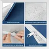 A collage of four images showcasing features of a blue pavilion. Produktbild-Vorschau