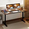COSTWAY scrivania regolabile in altezza 140 x 70 cm, Anteprima dell’immagine prodotto 2