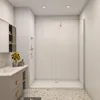 Duschspa Walk-In Dusche 120x200cm Chrom glänzend Duschwand Produktbild-Vorschau 2
