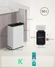 SONGMICS Mülleimer Küche 50 L, Tretmülleimer mit Produktbild-Vorschau 9