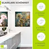 ARTland Glasbild Enchanting Fluff Größe: 30x30 cm Produktbild-Vorschau 2