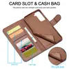 Samsung Galaxy S22 5G Hülle, Klapphüllen Brieftasche Leder Produktbild-Vorschau 4