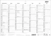 Calendario da tavolo in bianco e nero A4 2027 Anteprima dell’immagine prodotto 1