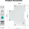 TUYA ZigBee Smart Circuit Breaker Dálkové ovládání Hlasové Náhled obrázku produktu 7