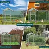 LZQ Outdoor Hühnerstall Hühnerhaus Dach Geflügelstall Produktbild-Vorschau 10