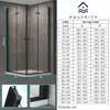 Falttür Duschkabine 90x90x185cm Eckeinstieg Duschabtrennung Produktbild-Vorschau 3