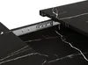 Esstisch ausziehbar in Schwarz Marmor-Optik – Teleskoptisch Produktbild-Vorschau 14