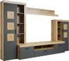 Tyler bibliothèque système chêneReproduction, gris. Voir les images du produit 2