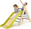 2 in 1 Kletterdreieck mit Rutsche, Indoor Klettergerüst, Produktbild-Vorschau 1
