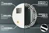 Ø60cm Modern Spiegel - Wandspiegel Wandmontage- Produktbild-Vorschau 7