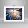 Poster - Poster ohne Rahmen - Segelboot Meer - 40x30 cm - Produktbild-Vorschau 4