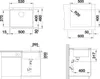Lavello Blanco ETAGON 500-U 530 x 460 mm grigio roccia Anteprima dell’immagine prodotto 22