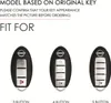 Für Nissan 5-Knopf Horn Hallmo Auto Cowhide Leder Schlüssel Produktbild-Vorschau 3