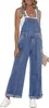 Damen Jeans Latzhose Locker Bequem Modisch Blau S Produktbild-Vorschau 1